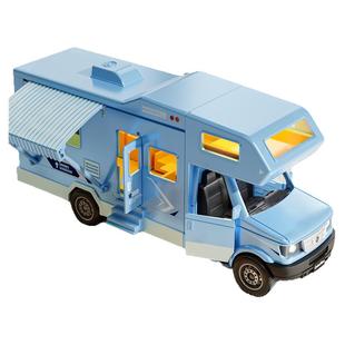 淘童年房车儿童玩具大号仿真敞篷巴士旅行野炊露营小汽车模型男孩