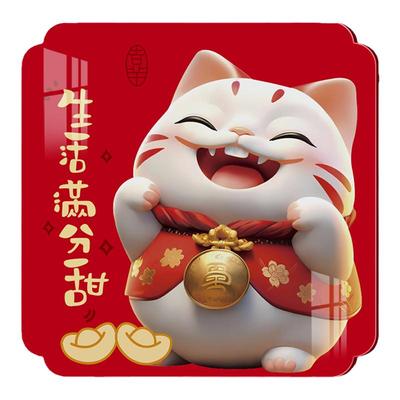 客厅玄关墙面遮丑墙贴国潮装饰画