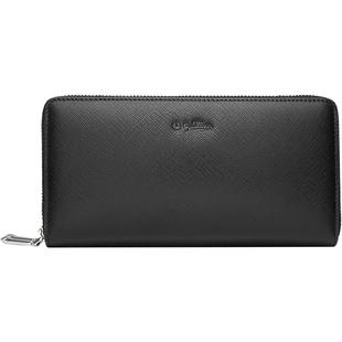 金利来男士长款钱包新款真皮皮夹手包潮男牛皮时尚双拉链手拿包