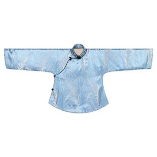 霜羽霖铃丨一城风絮丨复刻提花缎中式手工盘扣国风厚上衣薄款