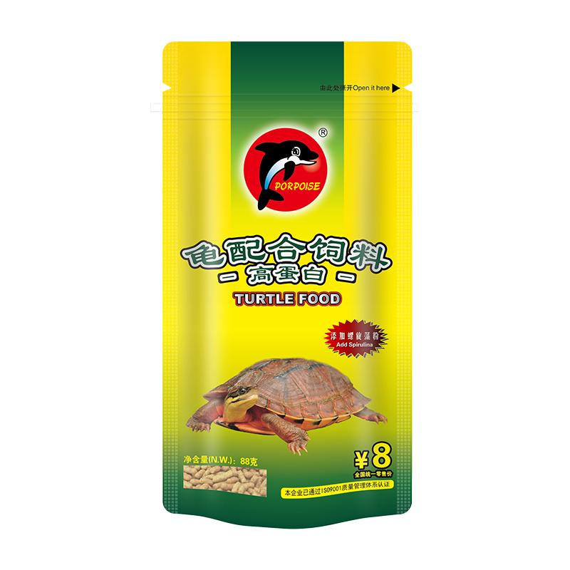 海豚龟粮乌龟饲料草龟食物巴西龟通用粮食龟龟粮补钙蛋白龟食通用