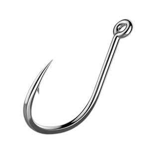 管付伊势尼钓鱼钩 带圈歪嘴有倒刺渔钩 进口散装鱼钓钩大物钩
