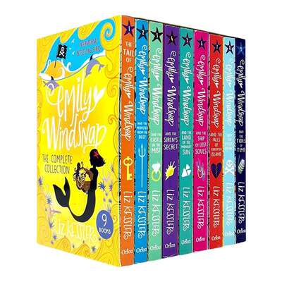 英文原版 Emily Windsnap 9 Copy Slipcase 美人鱼艾米丽 9册装 英文版 进口英语原版书籍儿童全英语书