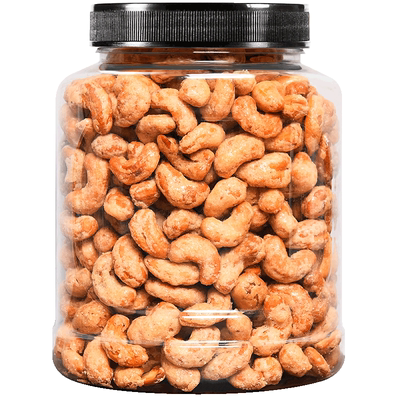 新货炭烧腰果挂浆1斤罐装