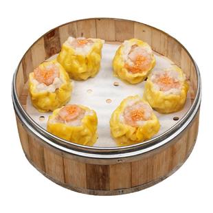 加藤利虾仁鱼籽烧卖广式大个虾肉烧麦皇港式茶楼点心速冻早餐包点