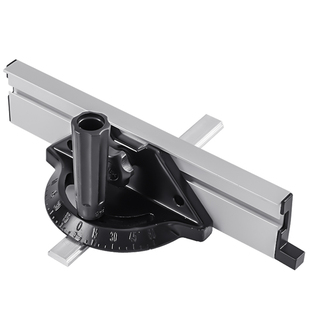 微型电动小台锯配件木工桌面工作台面板迷你家用推料靠山角度尺