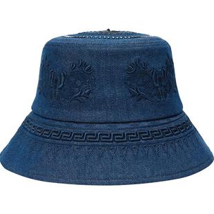 [限时福利 圣诞礼物]EP雅莹女帽 民族风潮重工刺绣盆帽渔夫帽