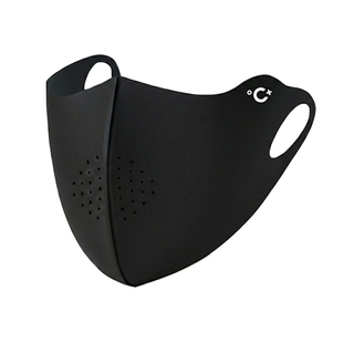 马龙鼠秋冬保暖口罩女高颜值成人防风防寒防紫外线防晒面罩黑色