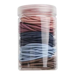 网红ins简约小圈细款发绳少女扎头发高弹力皮筋基础发圈头绳头饰