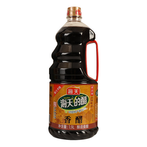 海天香醋1.9L家用大桶装酿造食醋烹饪炒菜凉拌点蘸饺子醋蘸料批发