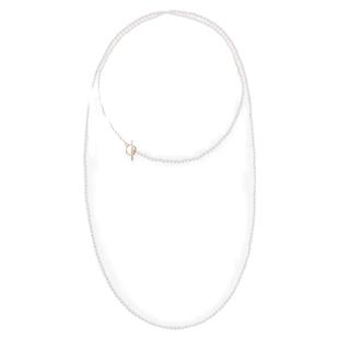 INCH EDITION纯白梦境珍珠项链细长新款高级感轻奢小众女毛衣链