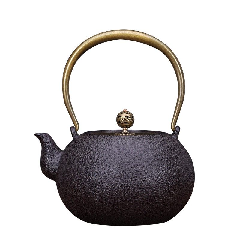 生铁壶功夫茶具家用煮茶器圆素壶