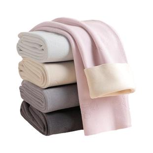 儿童保暖裤秋冬季加绒裤子宝宝家居服背心睡裤女童德绒秋裤打底裤