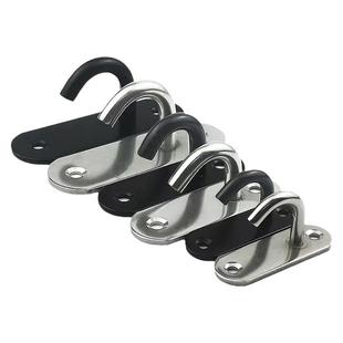 不锈钢开口吊钩 黑色顶钩挂钩沙包投影幕布房顶天花板风扇钩打孔