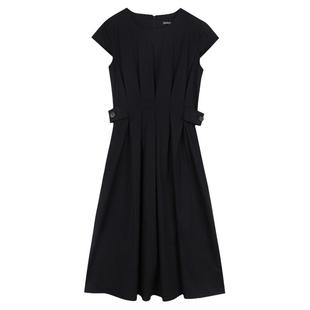 欧美高端人造棉绸大码超火女装有口袋的绵绸连衣裙子夏季2026新款