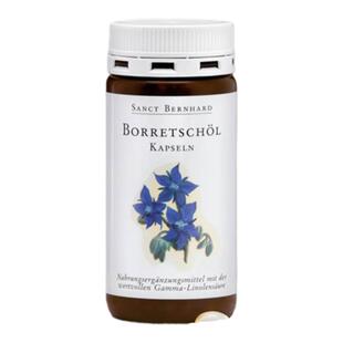 德国Sanct Bernhard琉璃苣油VE月见草油软胶囊内分泌月经美肤润肤