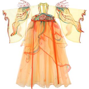 乌扣. 瑶光 汉服女童秋季超仙儿童中国风连衣裙原创古装春秋襦裙