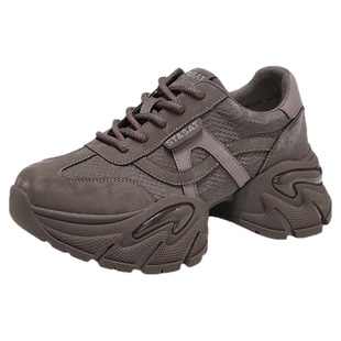 星期六厚底老爹鞋女2025新款冬季增高休闲运动鞋舒适百搭跑步鞋子