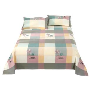 好货！老粗布床单 纯棉加厚100全棉双人大尺寸大炕单被单四季好用