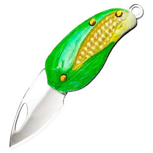 玉米花生创意小刀金属迷你EDC折叠便携挂饰钥匙削铅笔开包裹小刀