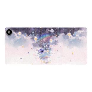 加热鼠标垫智能数显加热垫办公室电脑桌面暖手写字可选定时电暖垫