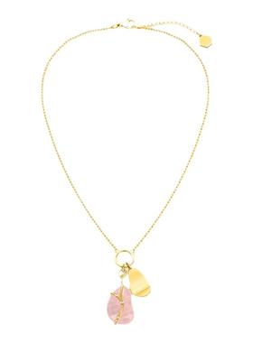 粉晶项链HEYUISLAND/黑鱼岛吊坠