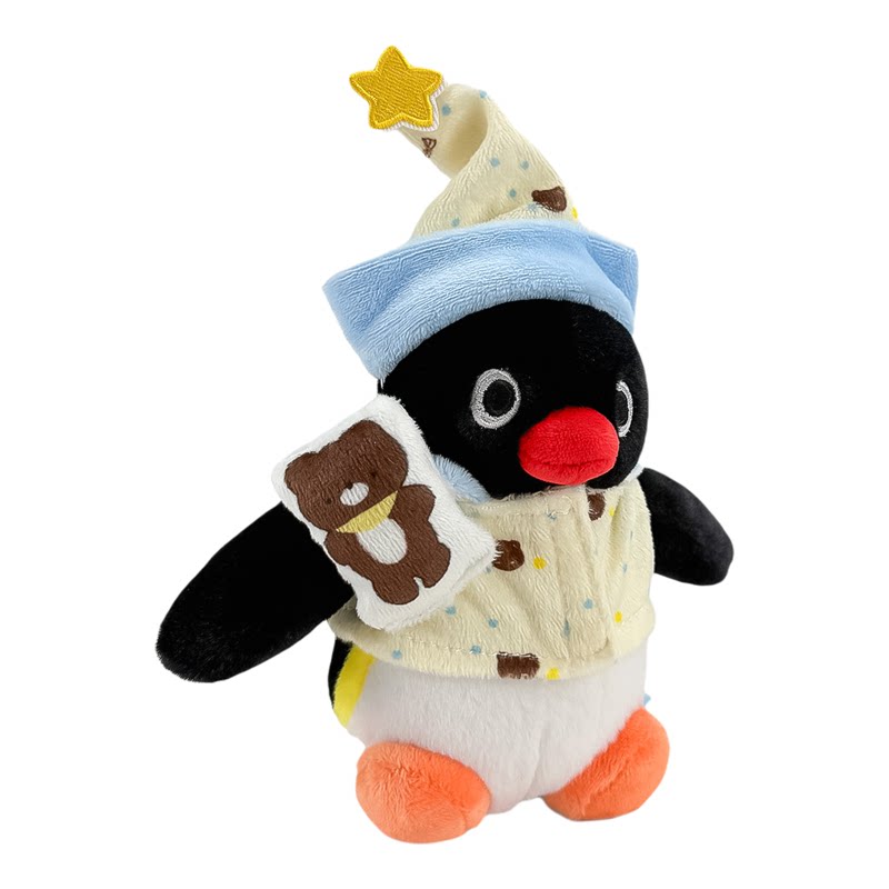 正版pingu企鹅包包挂件毛绒玩偶