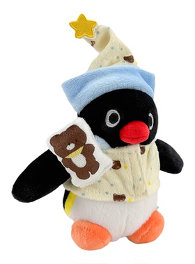 正版pingu企鹅包包挂件毛绒玩偶