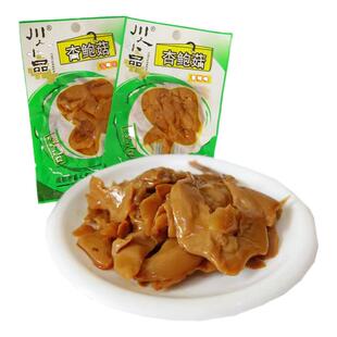 川人小品杏鲍菇辣味蘑菇香菇开袋即食休闲食品零食50袋包邮包装