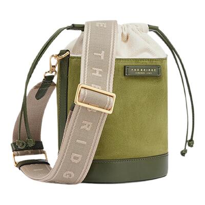 The Bridge/桥牌  GRETA系列手工牛皮女士水桶包