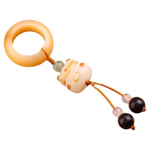 天然菩提桃木手串吊坠文玩手链挂件小滴溜diy配件葫芦莲花小提溜