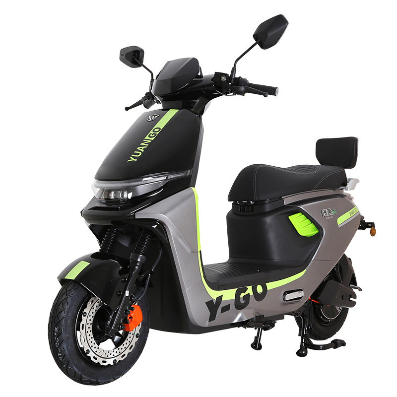 绿源电动摩托车1200W液冷碟刹