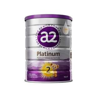a2紫白金较大婴儿配方2段奶粉二段A2蛋白质6-12月900g新西兰进口