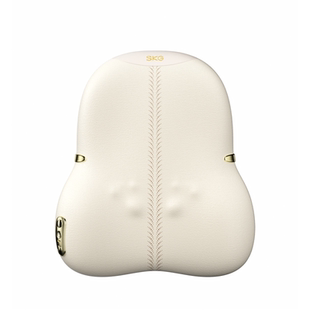 新年礼物推荐SKG腰部按摩仪T7多功能按摩腰靠垫办公车载全身按摩