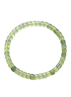 天然葡萄石直切药片手链女时尚高级感葡萄石手串手饰
