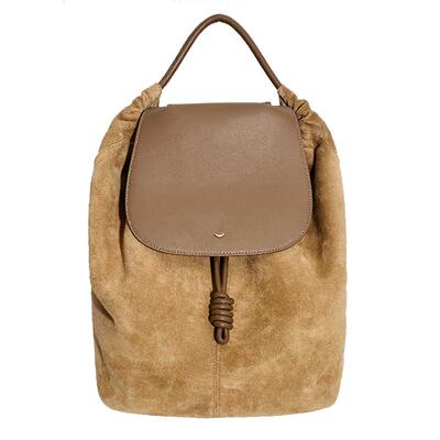 jpjclassic磨砂牛皮双肩背包女大容量通勤女包城市风旅游背包