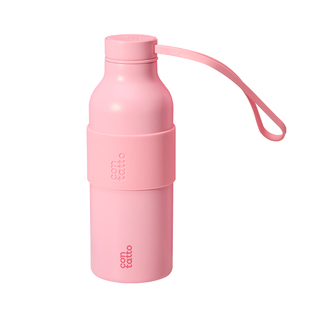 contatto不锈钢运动保温杯女生高颜值户外便携随行女士吸管水杯子