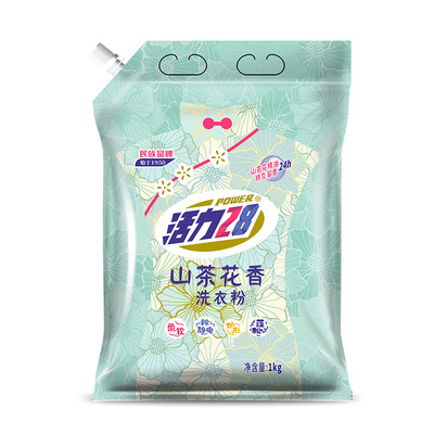 活力28山茶花洗衣粉1kg袋装