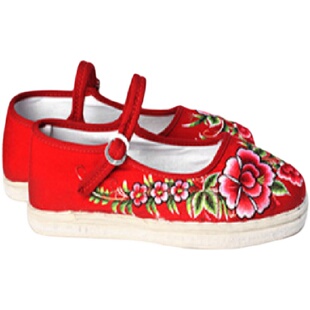 老北京布鞋老人花布鞋软底女士绣花鞋布底云南寿鞋花鞋女鞋鞋子