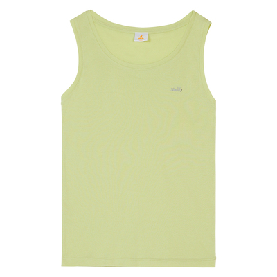 精梳罗纹纯棉背心铜牛运动女士