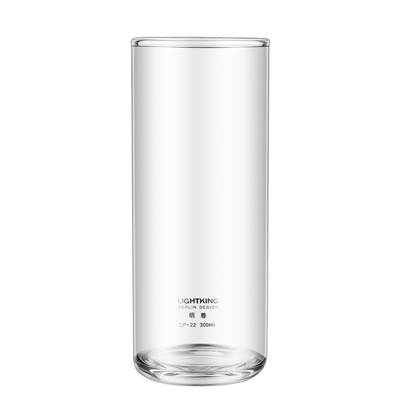 明尊手工吹制耐热玻璃加厚茶水杯
