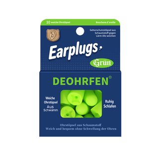 德国Deohrfen耳塞睡眠睡觉专用超级隔音不伤耳朵静音降噪防吵神器