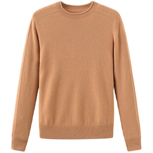 春竹正品100%纯羊毛打底衫无缝圆领女套衫亲肤百搭毛衣女式羊毛衫