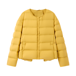 CLOUDSPACE【气泡羽绒】90白鸭绒零压感羽绒服2025冬季保暖上衣