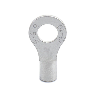 RNB-3.5/5.5/8国标加厚紫铜焊接OT圆形冷压裸端子铜鼻子铜线耳O型