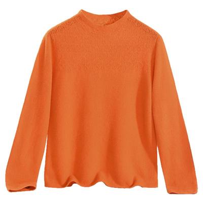 修身百搭上衣简约打底毛衣