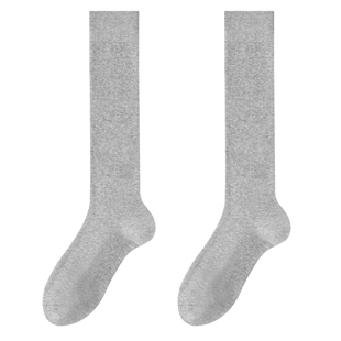 长筒袜子女秋冬加厚保暖小腿袜冬季半腿袜黑色高筒袜冬天女士长袜