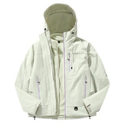 稻草人户外软壳冲锋衣女2025秋冬款潮牌徒步骑行登山男款防水外套