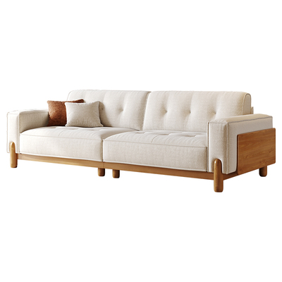 拉芙菲/LFF原木风布艺沙发