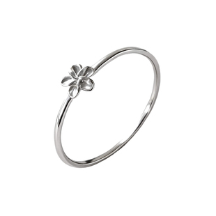 【花间初语】999足银戒指女手工小众简约时尚轻奢百搭送女友礼物